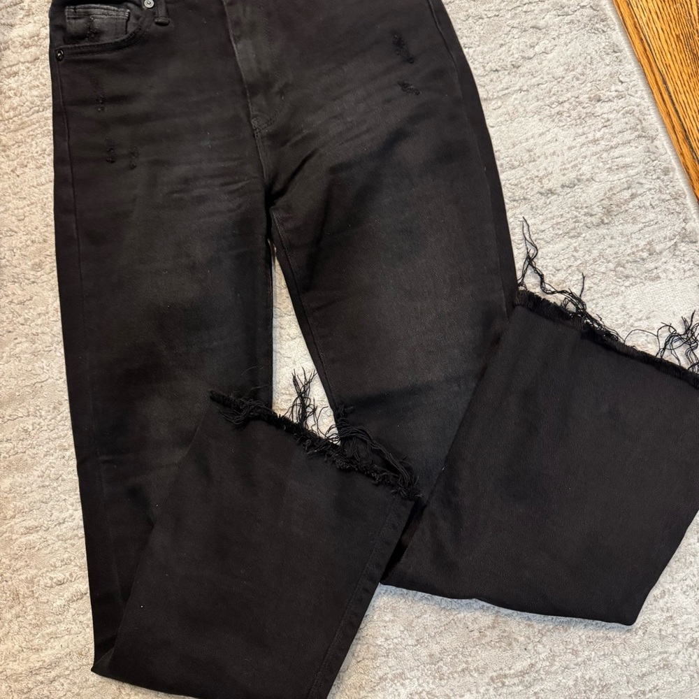 JBD Black Crop Flare Jeans - Picture 4 of 8